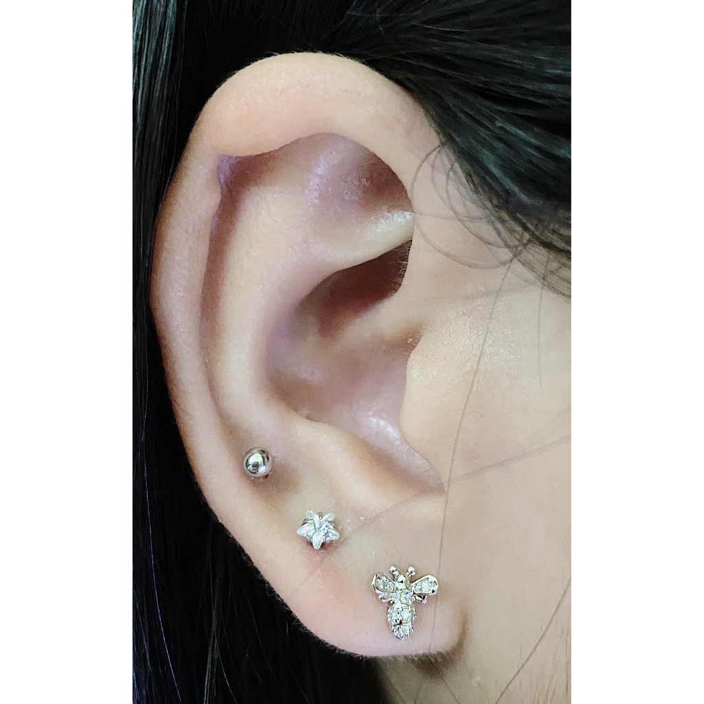 [Bee Earing] - Khuyên tai hình con ong độc lạ đính đá