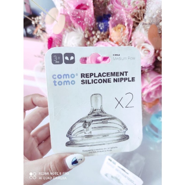 Núm ti thay thế Comotomo 1tia, 2tia, 3tia, Y cắt dành cho bé từ sơ sinh