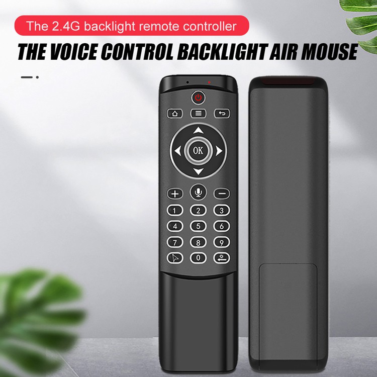 Chuột bay tìm kiếm giọng nói có LED bàn phím số Điều Khiển TV Box Bảo Hành 1 Năm MT1 remote