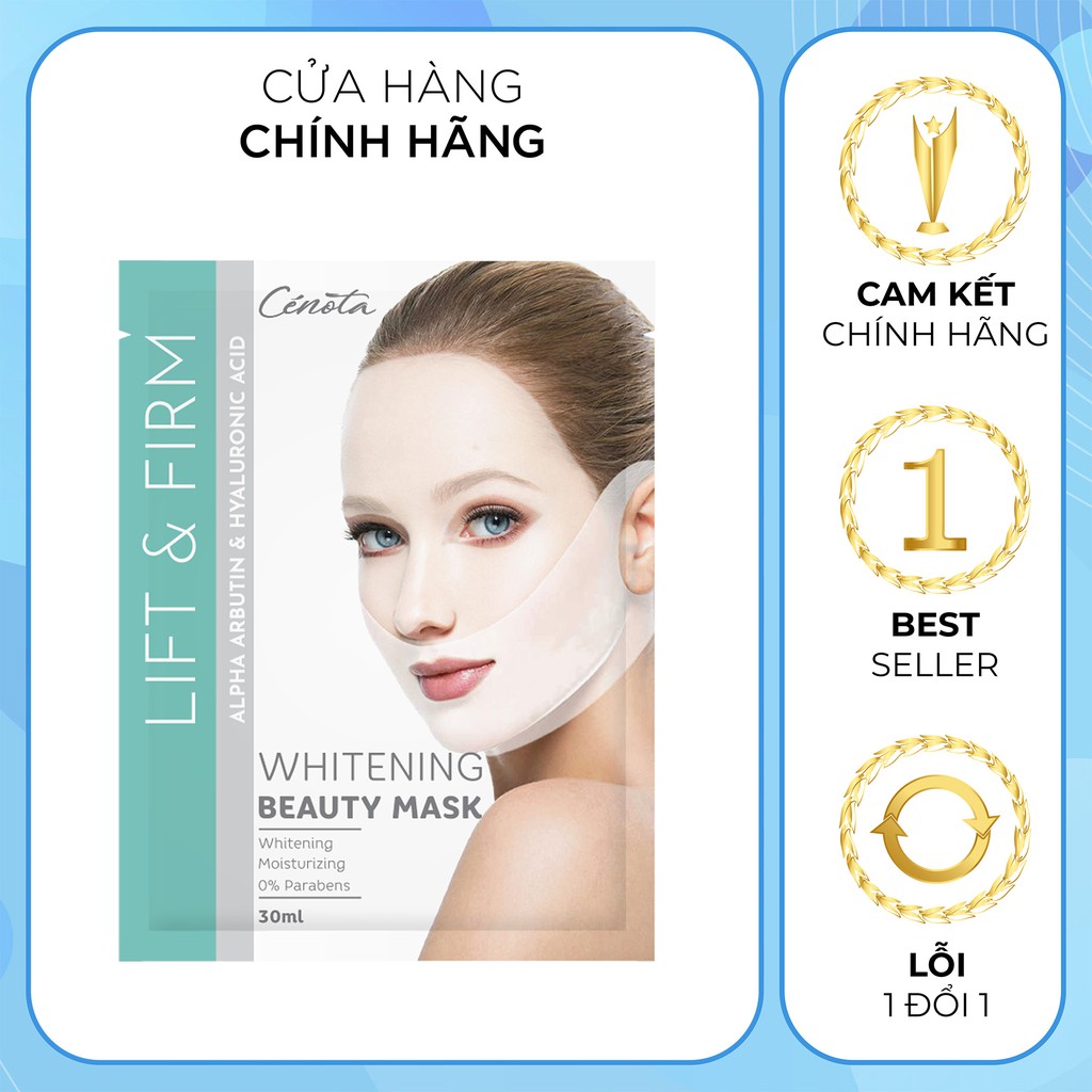Mặt nạ nâng cơ dưỡng trắng, mặt nạ nâng cơ Cénota cung cấp độ ẩm cho da mềm mịn - C12
