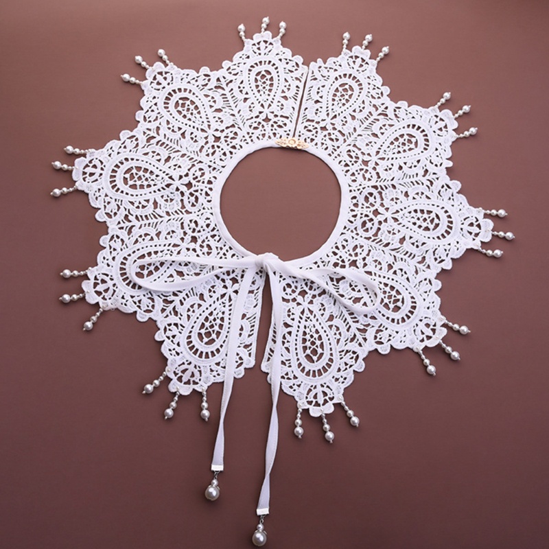 Vòng Cổ Tua Rua Đính Ngọc Trai Giả Phong Cách Vintage