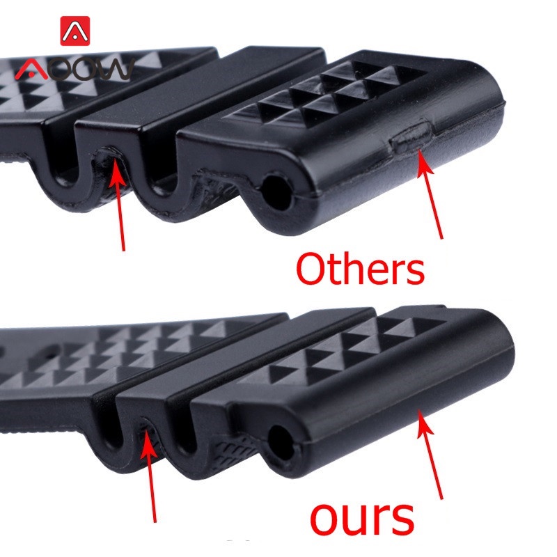 Dây Đeo Đồng Hồ Thể Thao Bằng Cao Su Silicone Màu Đen 20mm 22mm Chống Nước