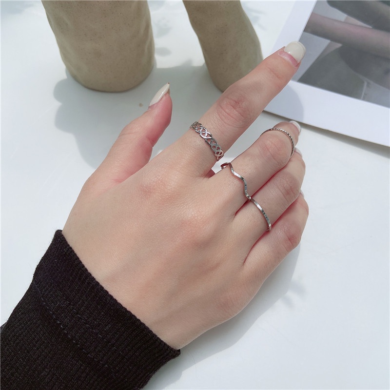 Set 50 Nhẫn Đeo Tay Hình Trái Tim Ngọt Ngào Có Thể Điều Chỉnh Kích Cỡ Cho Nữ