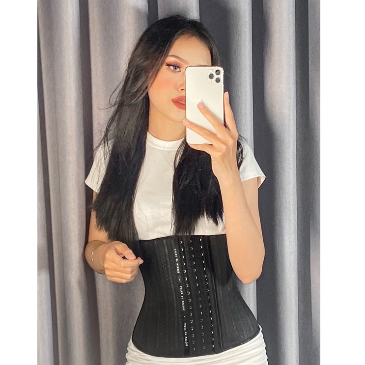 Đai Nịt Bụng Latex WSTORE 25 Xương Lưới - Thông Hơi Thoáng Khí - Latex by W.Store Chuẩn Chính Hãng