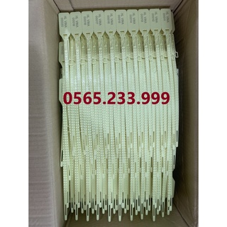 Seal nhựa niêm phong dạng dây dẹt ngắn in seri cho xe hàng (10 chiếc/đơn)