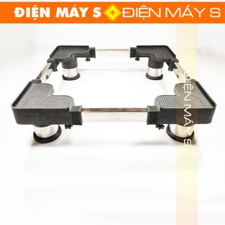 Chân máy giặt - kệ máy giặt - đế máy giặt tủ lạnh trụ Inox chống rung cao cấp - Bảo hành 2 năm