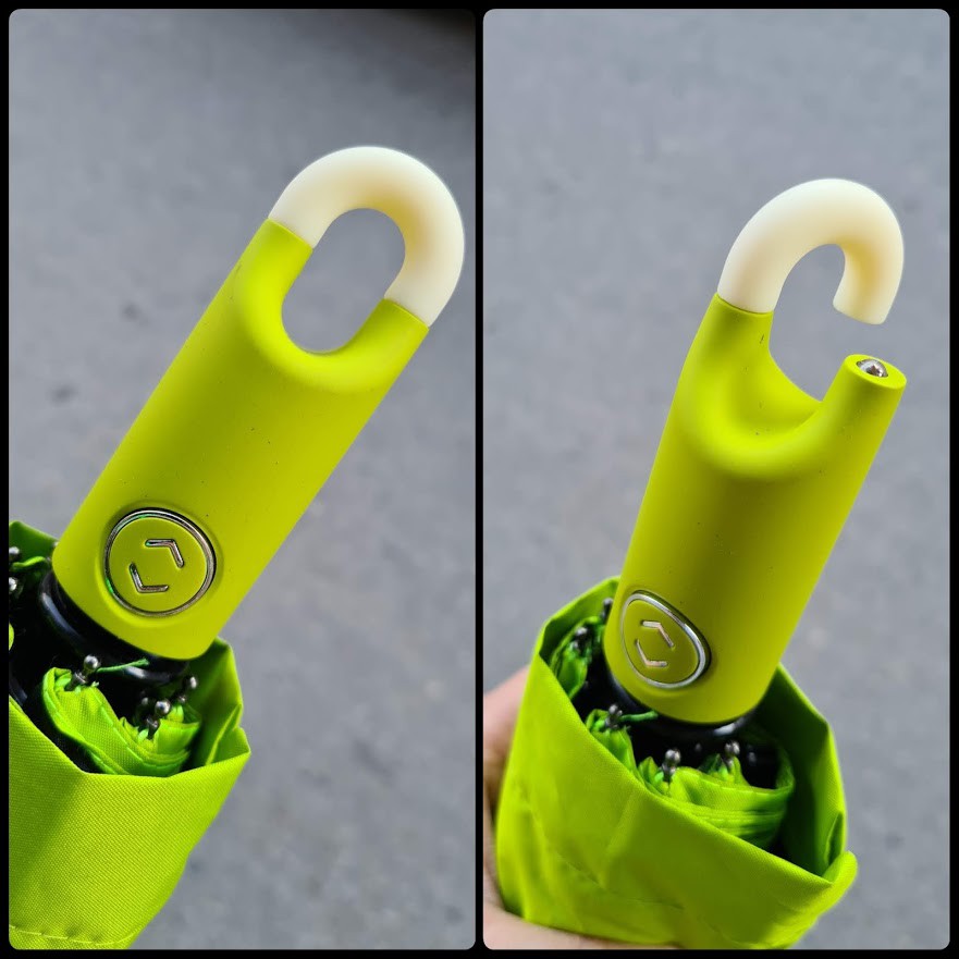 Ô dù tự động đóng mở 2 chiều 2 lớp chống tia UV, có móc treo