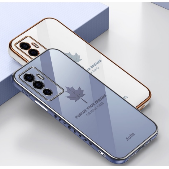 Ốp lưng vivo V23E Ốp Điện Thoại In Hình Lá Phong Cho Vivo V23E 5G FY