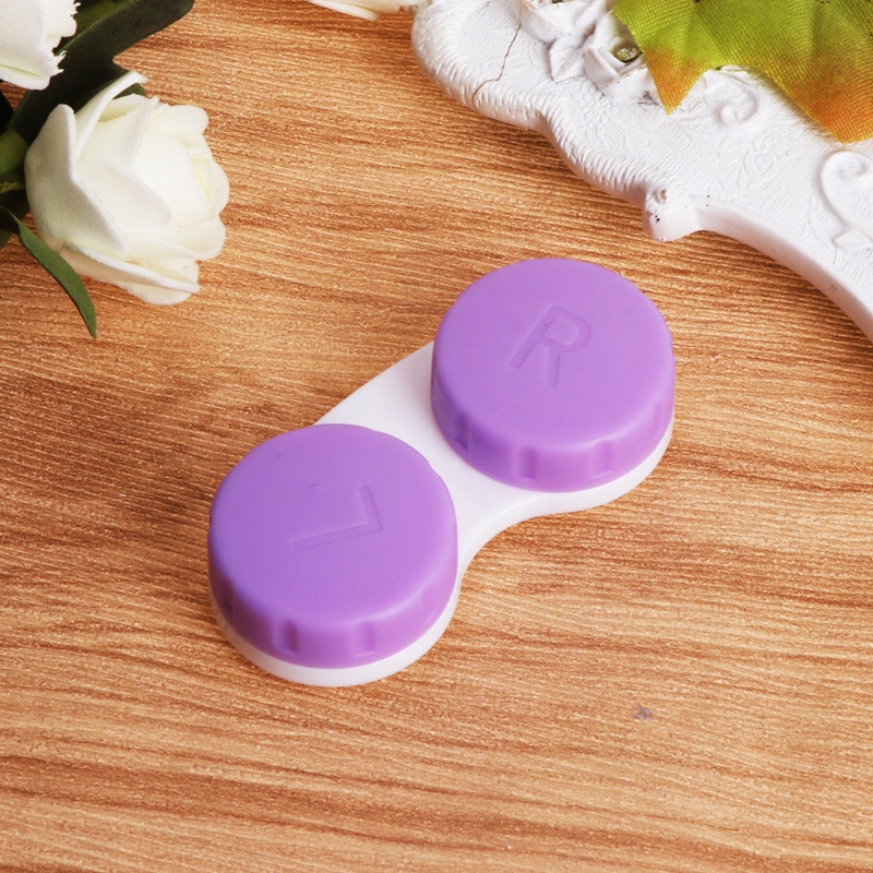 Set 4 Khung Bảo Vệ Kính Áp Tròng Nhiều Màu Sắc Cho Trave