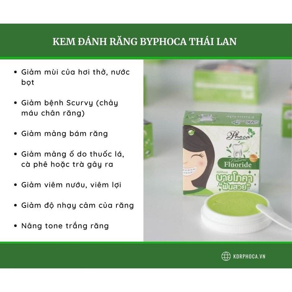 PnCARE | Kem Đánh Răng Thảo Mộc Phoca - Thái Lan