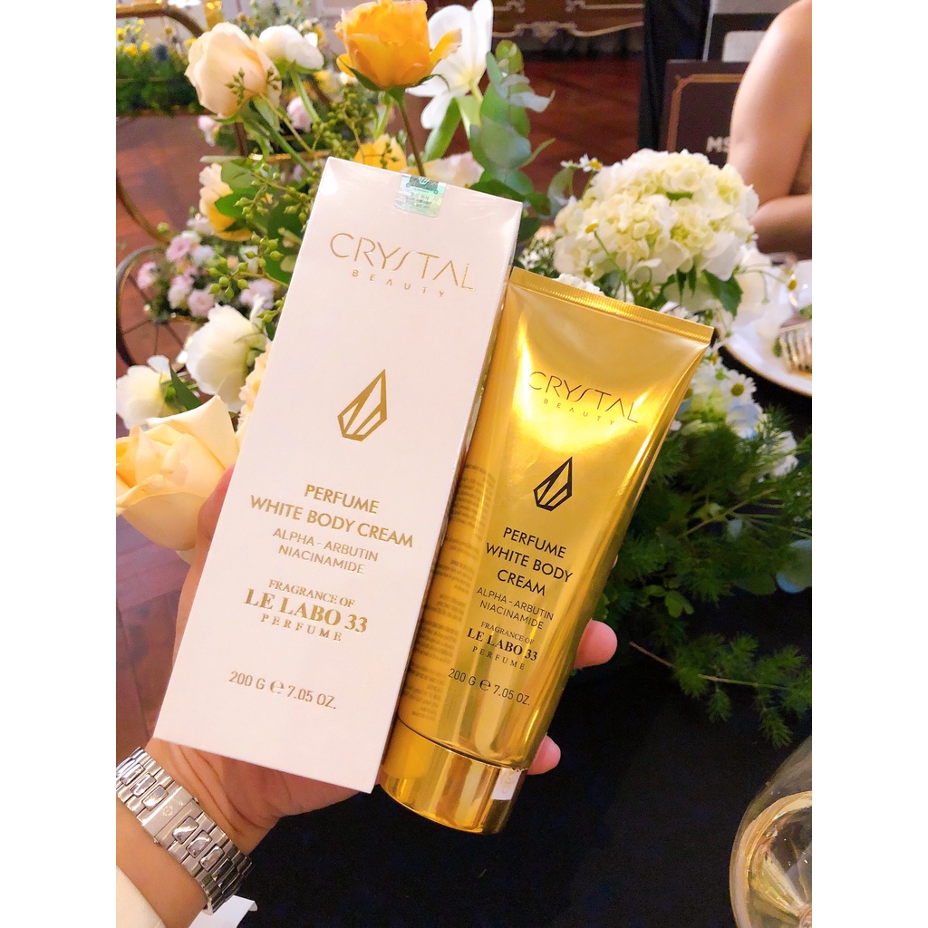 [Chính Hãng] - Kem Dưỡng Trắng Da Toàn Thân White Body Cream Crystal Hương Nước Hoa Labo 33 - Phương Phan Cosmetics | BigBuy360 - bigbuy360.vn