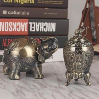 Lọ đựng tăm đồng giả cổ