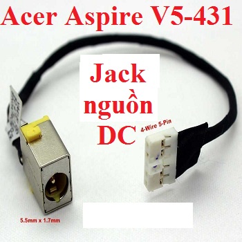 Thay thế Jack nguồn DC  Acer Aspira V5-431