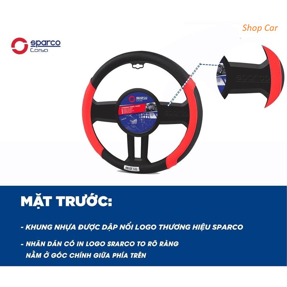 Bọc vô lăng SPARCO chính hãng 1103 RS