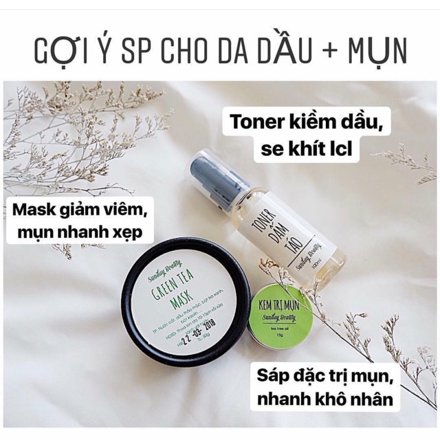 Combo da dầu mụn Sundaybeauty ( Handmade)