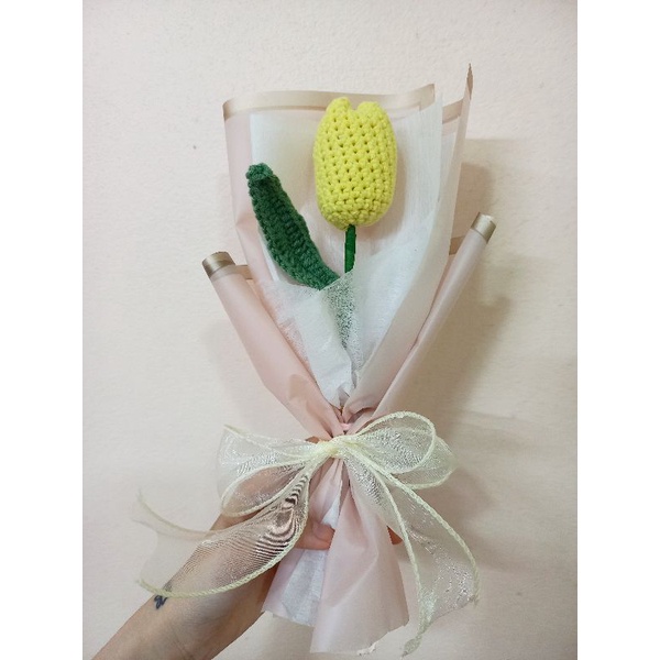 HOA BẰNG LEN HANDMADE