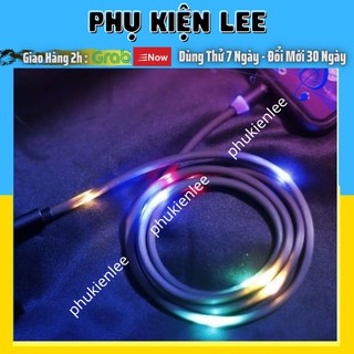 Cáp sạc có đèn led cảm ứng âm thanh earldom cho iphone/micro/type c - longlee996