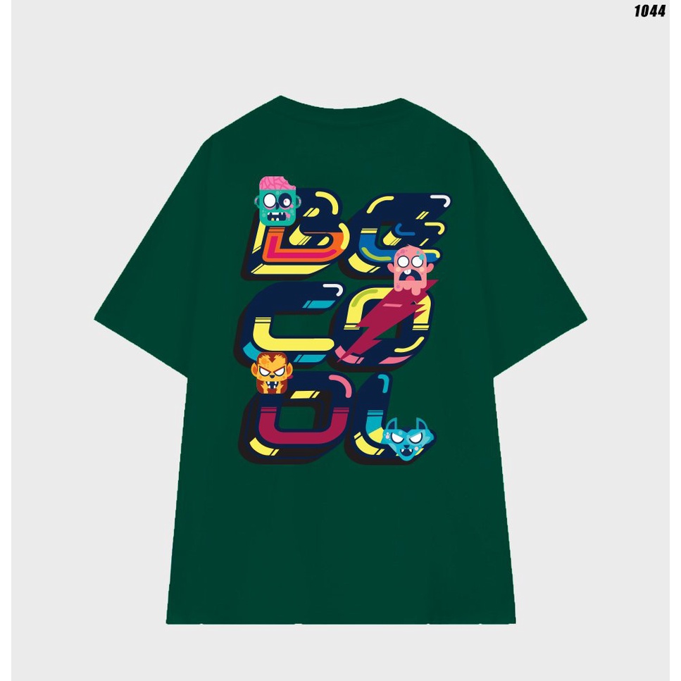 Áo thun unisex form rộng tay lỡ BeCool 1044 HY KOREA