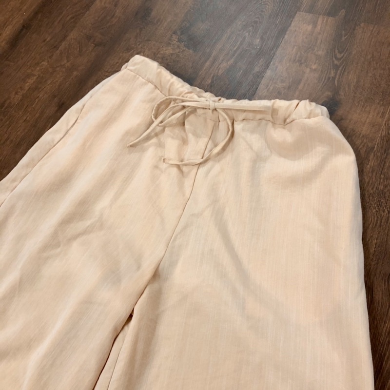 Quần Maybi màu be lưng thun