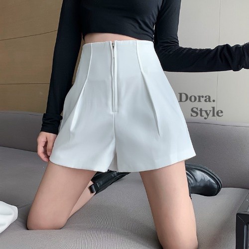 Quần Short Nữ Khóa Trước Cạp Cao Dora Style M622