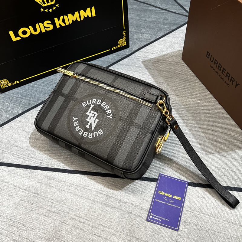 Clutch - Ví cầm tay nam nữ Da bò cao cấp hàng hiệu BBR - VCT103