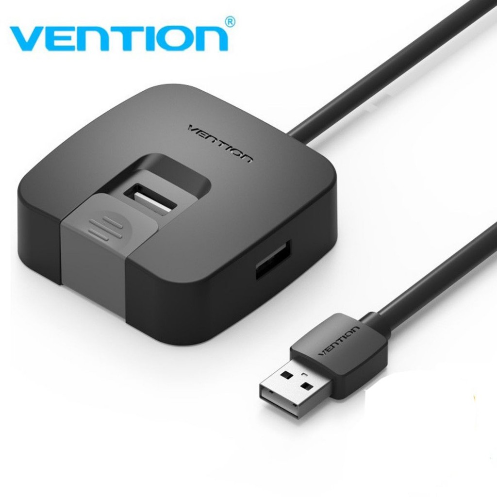 Bộ chia 4 cổng USB 2.0 Vention, dài 15cm VAS-J51-B015 - BEN