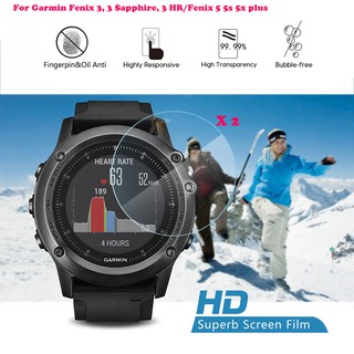 Set 2 tấm kính dán bảo vệ TPU cho Garmin Fenix 5/5S/5X Plus/3 Sapphire/3 HR