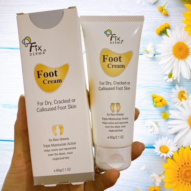 Kem Dưỡng Mềm Mịn, Chống Nứt Nẻ Gót Chân Fixderma Foot Cream 60g