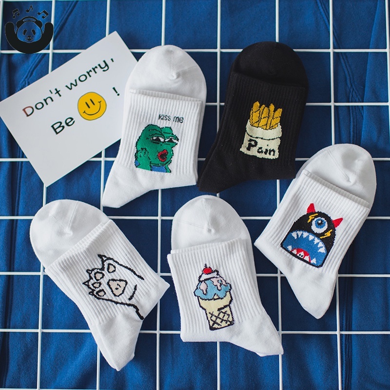 Đôi vớ in hình chú ếch dễ thương cho nam nữ