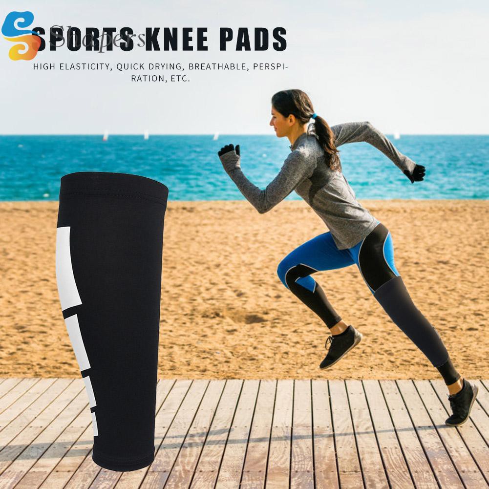 READY√SA❀Elastic Compression Calf Sleeve Basketball Football Calf Support Leg Warmer