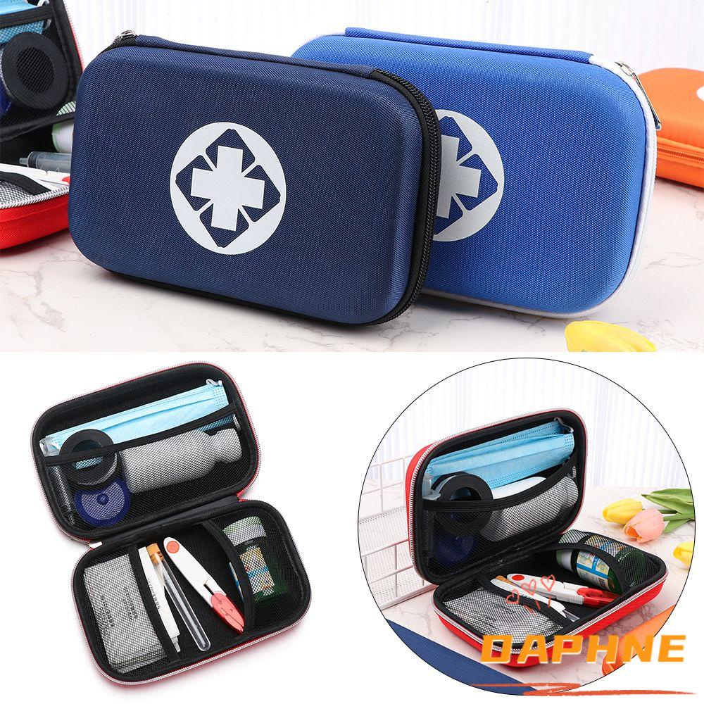 ♫DAPHNE♫ Home Storage Medicine Storage Bag Outdoor Travel Camping Survival Medical Bag Portable Medical Bag Survival Kit Aid Box Oxford Cloth Multifunctional Medical EVA Bag Emergency Kit Car Anti-pressure/Multicolor