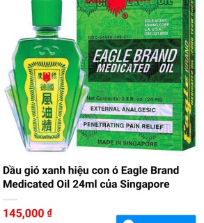 Dầu Gió Xanh Con Ó Eagle