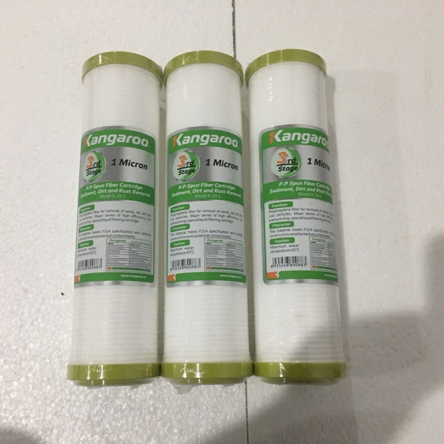 3 lõi lọc nước số 3 kagaro chính hãng