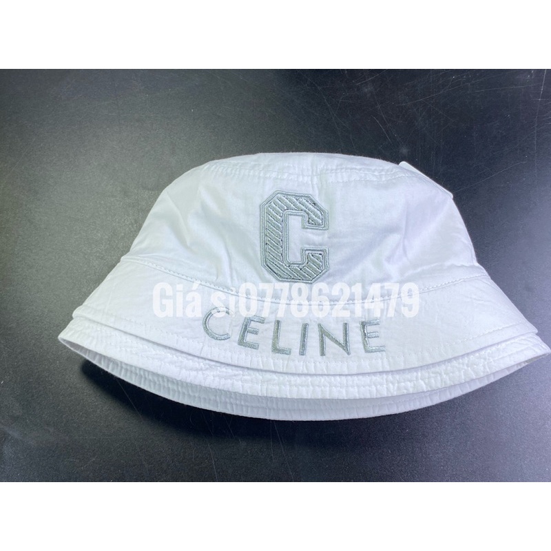 mũ cụp 2 tầng hàn quốc - nón vành bucket nữ thêu chữ HQ vnxk thời trang nữ