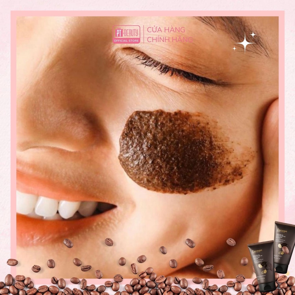 Tẩy da chết mặt cà phê Đắk Lắk Cocoon cho làn da mềm mịn và rạng rỡ 150ml