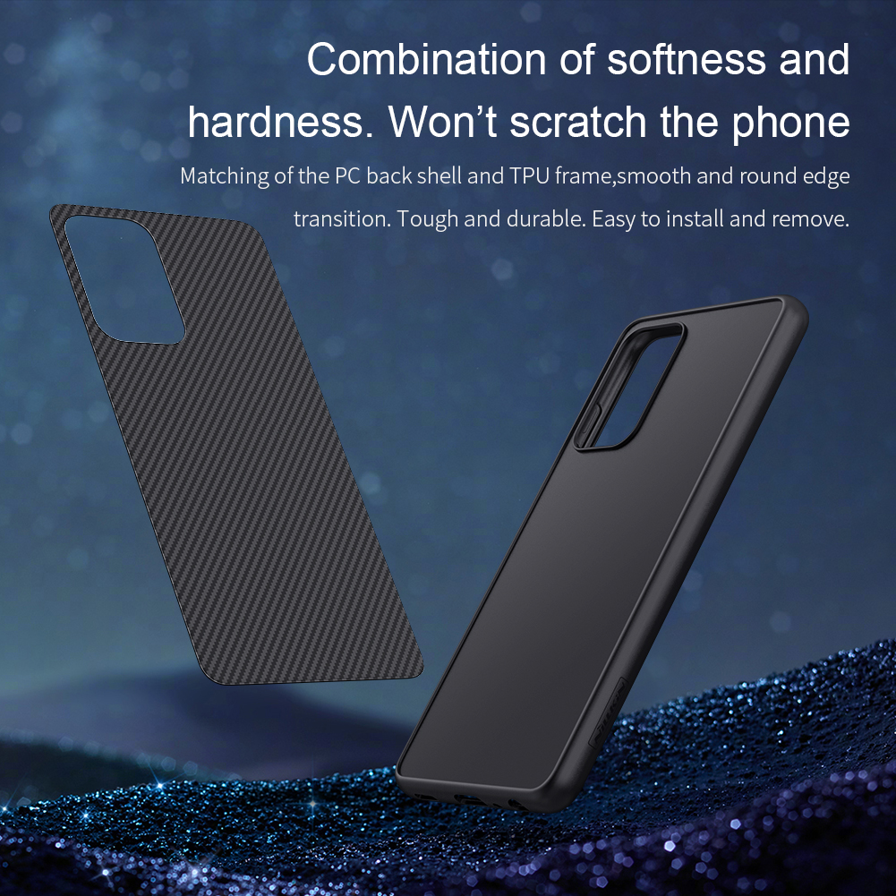 Ốp điện thoại Nillkin sợi tổng hợp mỏng chống dấu vân tay chống rơi cho Samsung Galaxy A52 / A52S