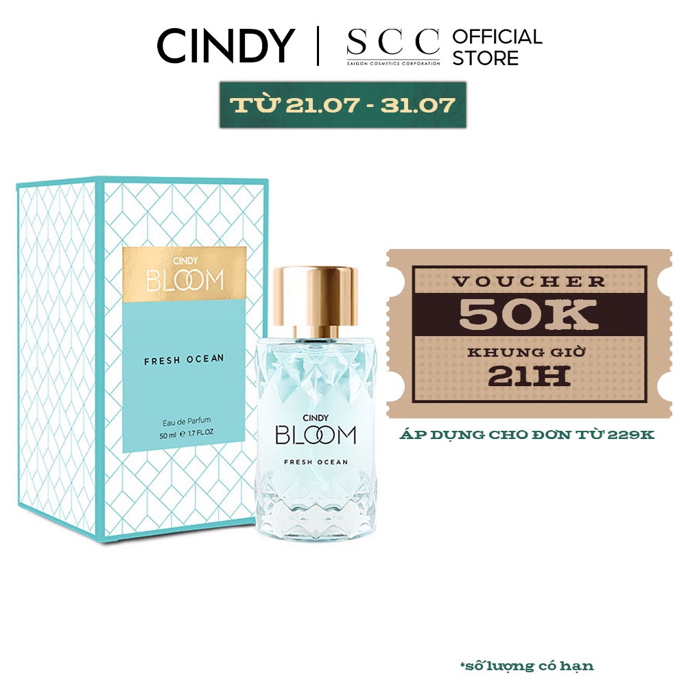 Nước hoa Cindy Bloom Fresh Ocean 50ml chính hãng