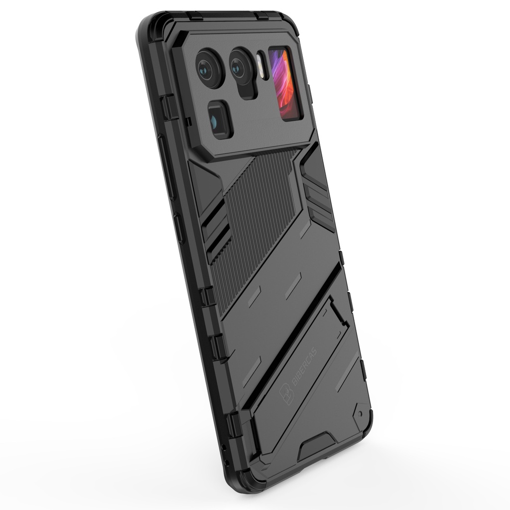 Ốp lưng Xiaomi Mi 11 Ultra Ironman ver5 chống sốc cao cấp, chống xem video 2 chiều tiện lợi kèm bảo vệ camera