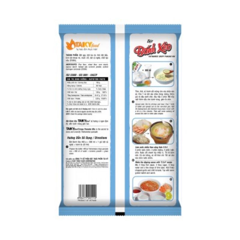 Bột bánh xèo Taiky 400g-1kg
