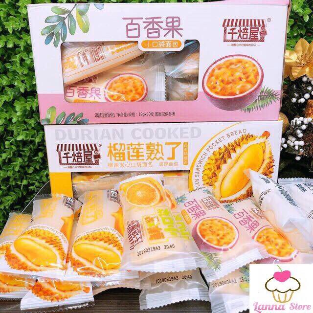 Combo 1 KG Bánh Sữa Chua Vị Sầu Riêng Cheese Pocket - Đài Loan (42 cái)