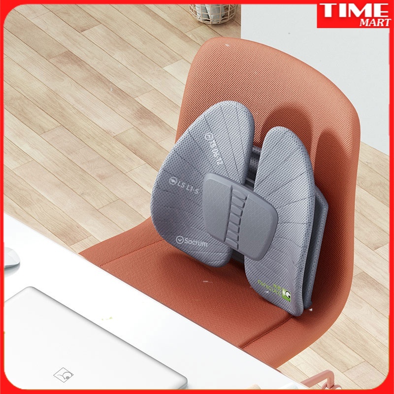 Đệm Thắt Lưng Công Thái Học Miqiao Ghế Ngồi Văn Phòng [TIME_MART siêu thị tiện ích gia đình]