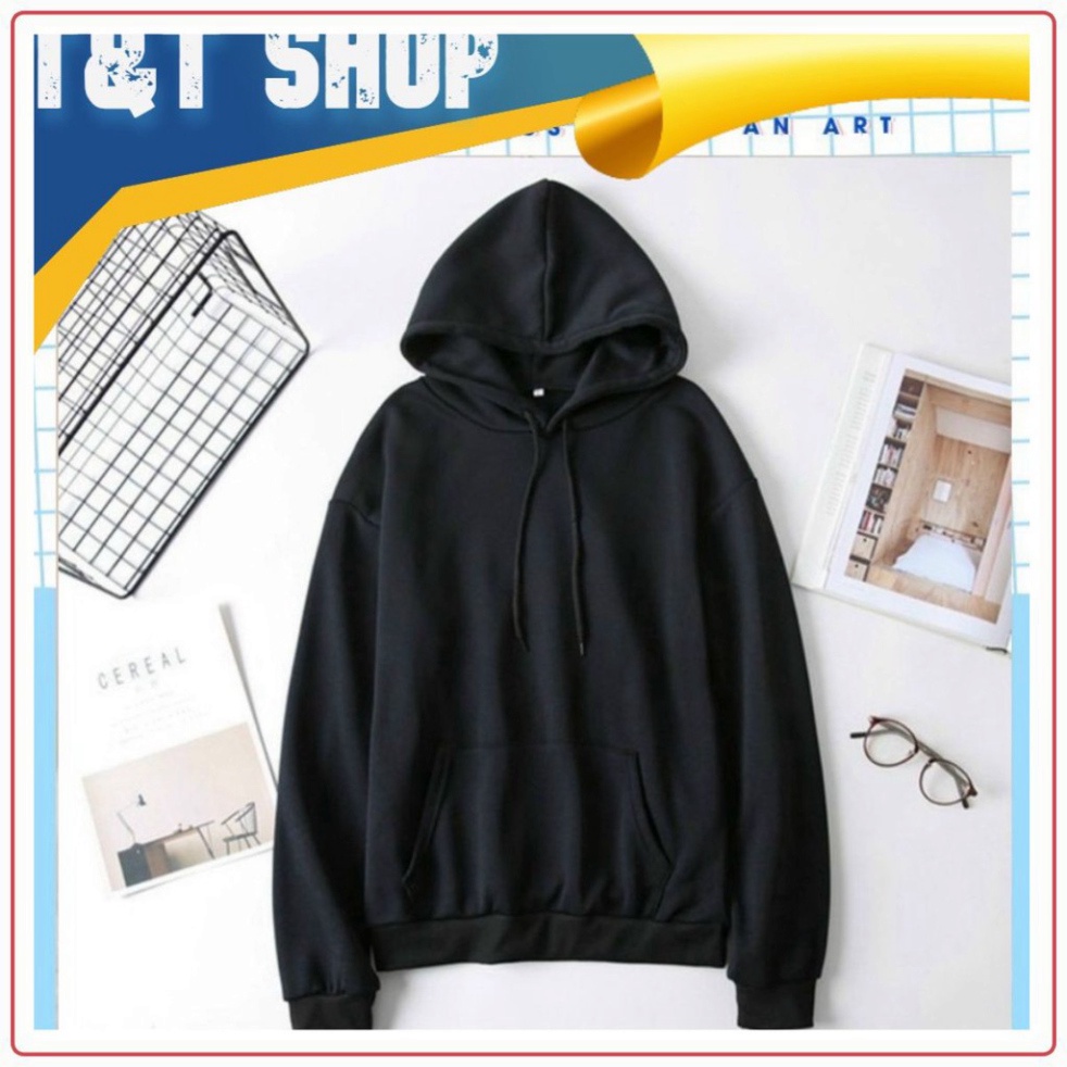 [ Nhiều màu, nhiều size] Áo HOODIE TRƠN BASIC cao cấp, áo nỉ bông trơn T&T Shop | BigBuy360 - bigbuy360.vn