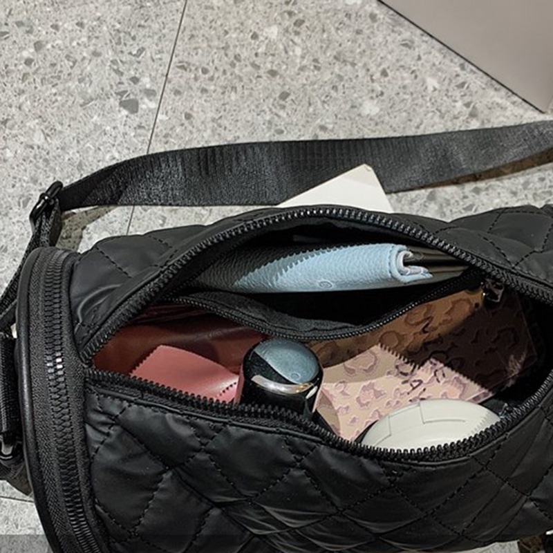 Túi đeo vai IELGY họa tiết hình thoi thời trang cho nữ