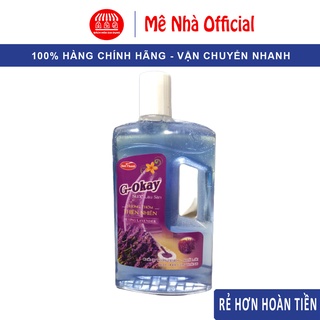 Nước Lau Sàn G-Okay Hương Lavender, Thơm Mát, Thư Giã, Ngăn Ngừa Nấm Mốc, Chai 1 Lít