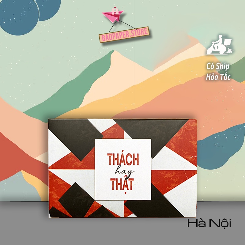 Bộ bài thách hay thật drinking Game Truth or Dare hà nội Sự lựa chọn hoàn hảo để thách thức những con người bản lĩnh