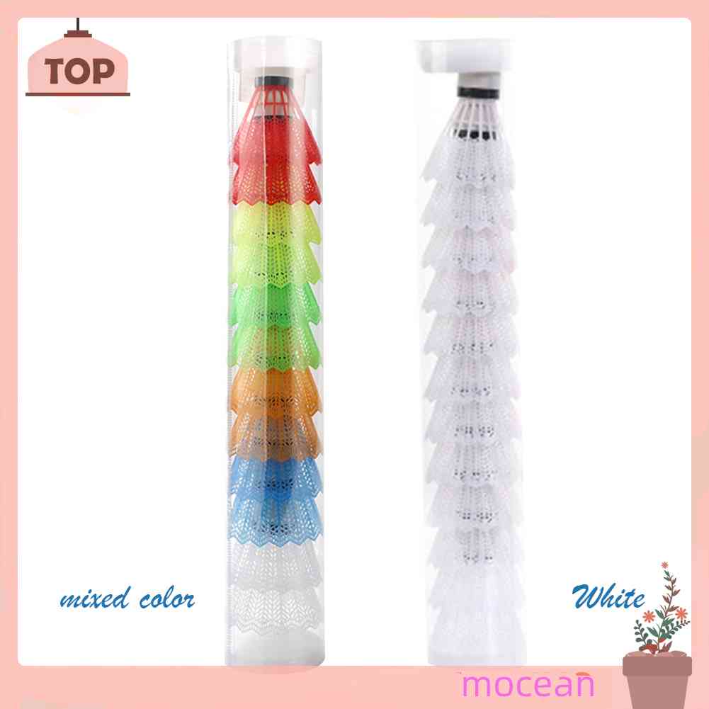 Set 12 Quả Cầu Lông Bằng Nhựa Siêu Nhẹ Chất Lượng Cao