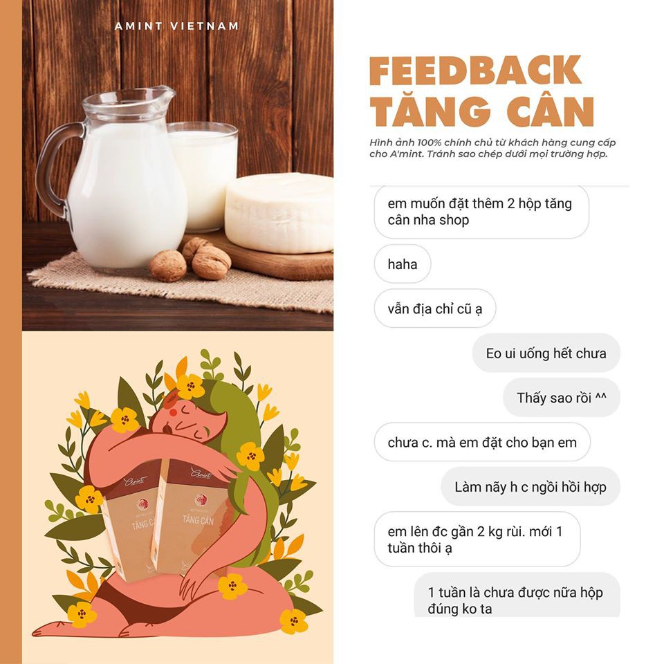 Bột Ngũ Cốc Tăng Cân Amint - kèm hướng dẫn, thực đơn độc quyền + quà tặng hấp dẫn | BigBuy360 - bigbuy360.vn