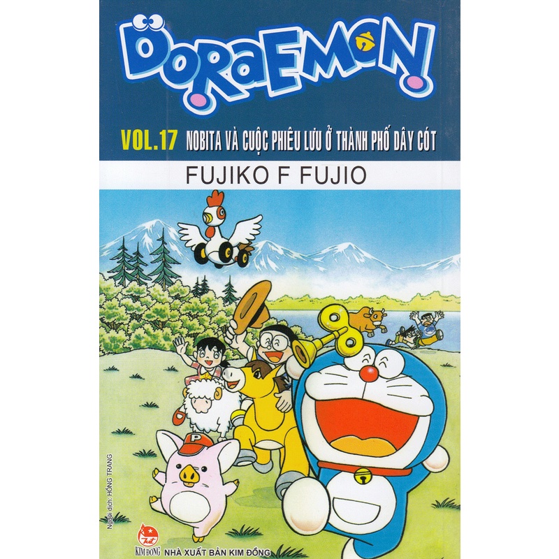 Truyện tranh Doraemon dài Tập 17: Nobita và cuộc phiêu lưu ở thành phố dây cót