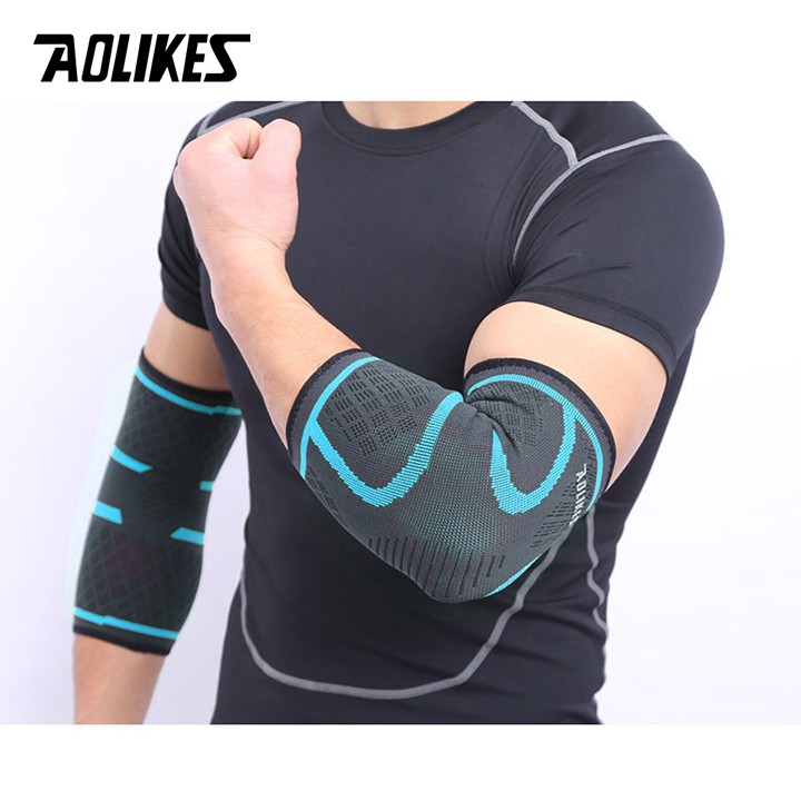 Đổ sỉ - AOLIKES HZ 7547 Bó ống khuỷu tay chuyên gym, bảo vệ khuỷu tay hàng chính hãng