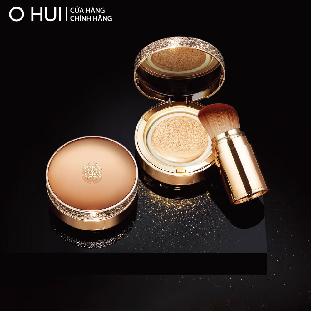 Phấn nước tinh chất vàng 24k OHUI The First Geniture Ampoule Cover Cushion SPF50+ PA+++ 15g (Tặng kèm lõi refill 15g)